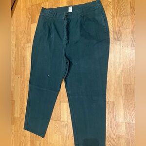 Lucy & Yak Dark Green Jeans Plus Size